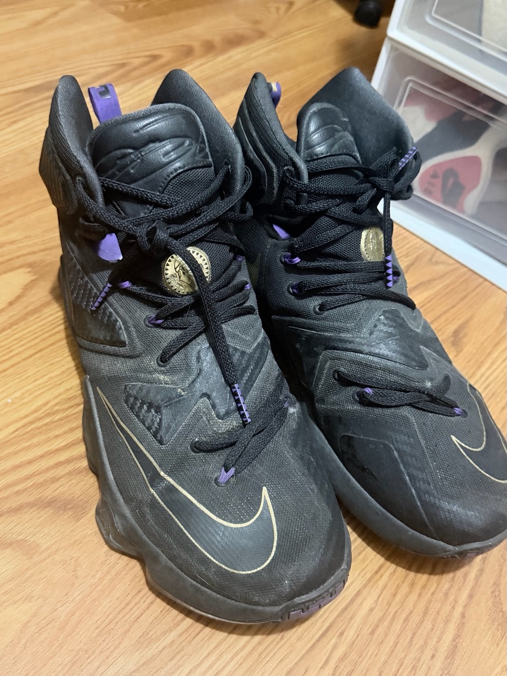 Lebron James Purple Basketball Sneakers